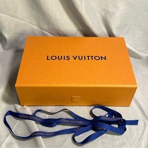 LOUIS VUITTON Magnetic Empty Box with Ribbon 11” X 7” X 3”  Designer